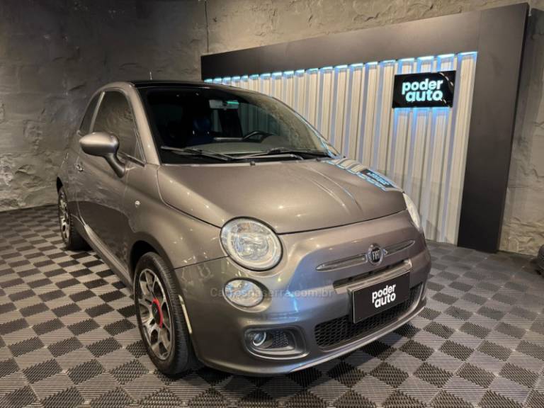 FIAT - 500 - 2013/2013 - Cinza - R$ 51.900,00